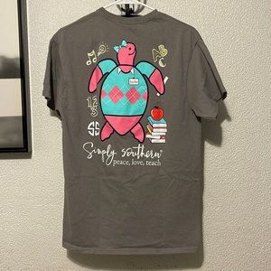 Simply Southern peace ☮️ love 💗 and teach women’s sz medium